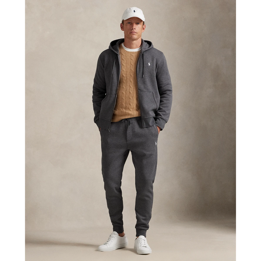 PRL L/S Double Knit Tech Full-Zip Hooded Sweatshirt