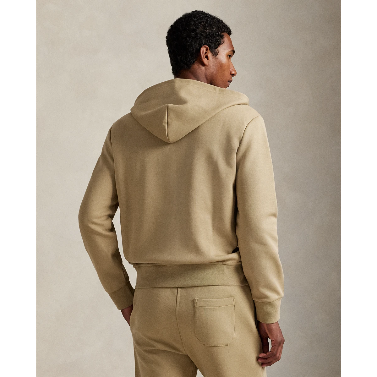 PRL L/S Double Knit Tech Full-Zip Hooded Sweatshirt