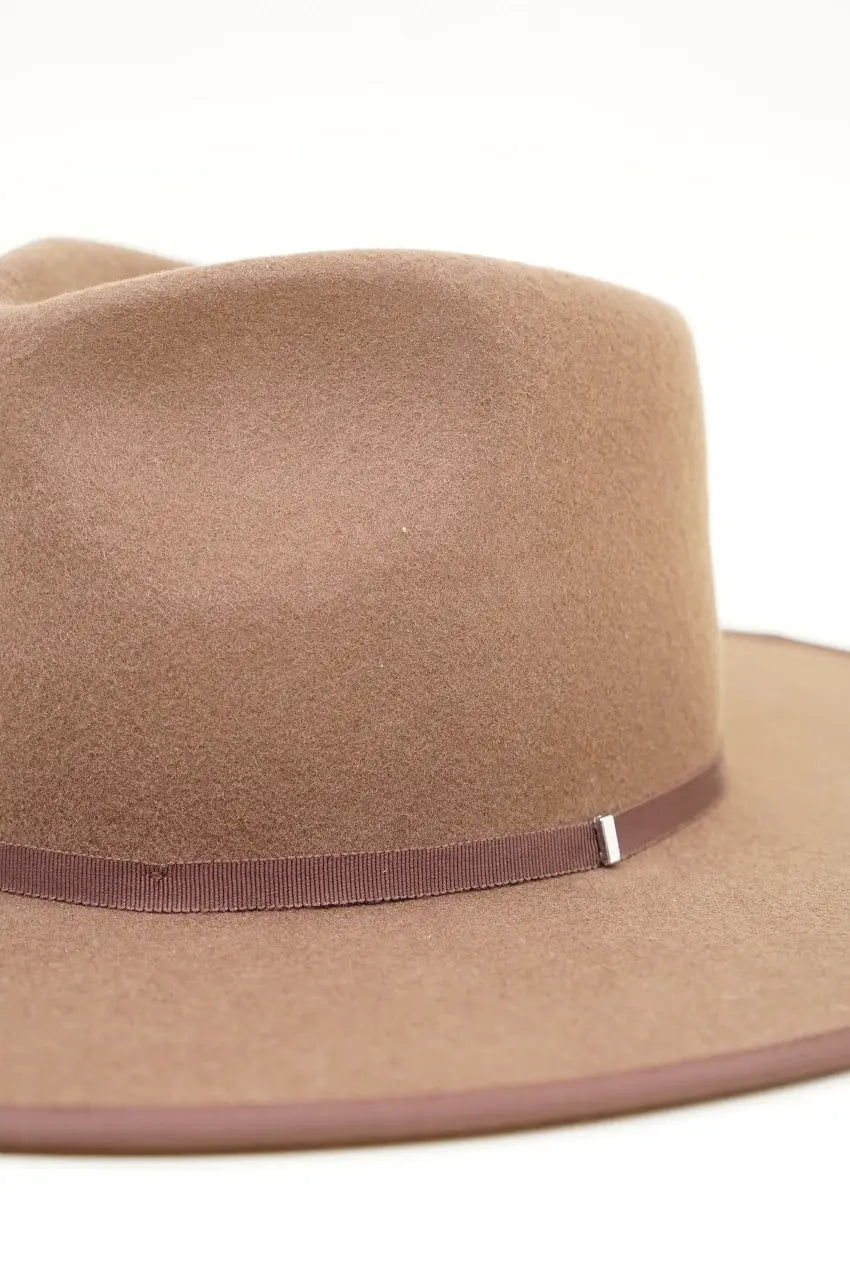 Olive & Pique Gabriel Wool Felt Structured Rancher Hat