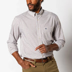 Duck Head Edison Plaid Performance Poplin Sport Shirt