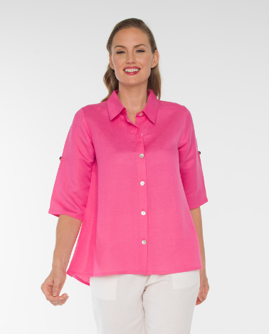 Toofan A Line Back Button Shirt