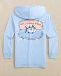Southern Tide - Y LS SJ Beach Badge Hoodie Tee