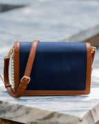 Caroline Hill - Collins Crossbody Navy S