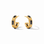 Julie Vos Baguette Medium Hoop Earrings