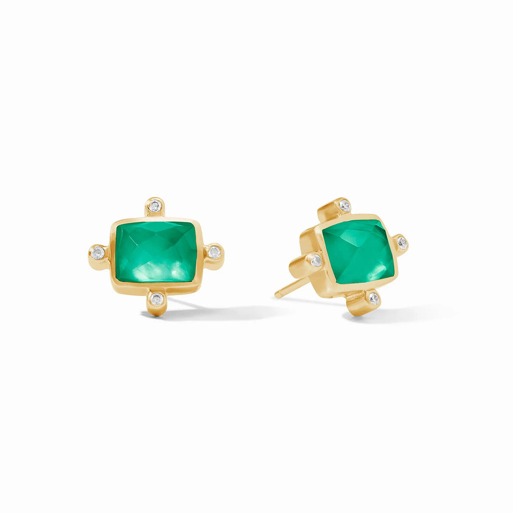 Julie Vos Clara Gold Stud Earrings