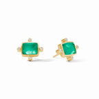 Julie Vos Clara Gold Stud Earrings