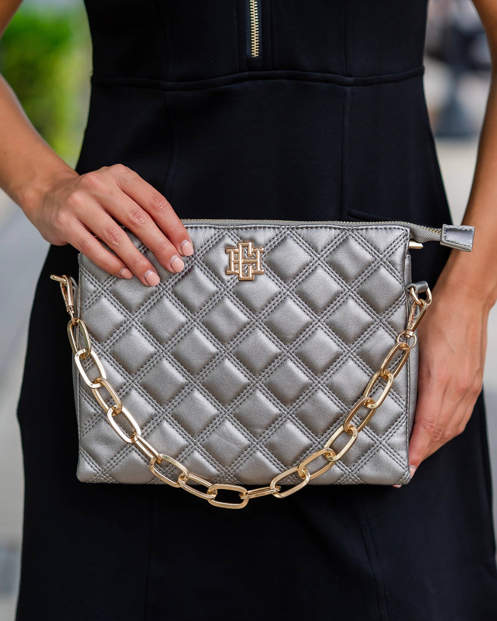 Caroline Hill - Ariana Crossbody Black Pearl DQ