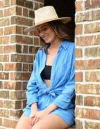American Hat Makers - Straw Safari Sun Hat - Style Johvan