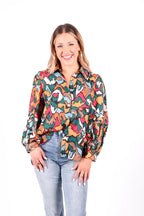 Emily McCarthy Oxford Shirt - Fall Ikat