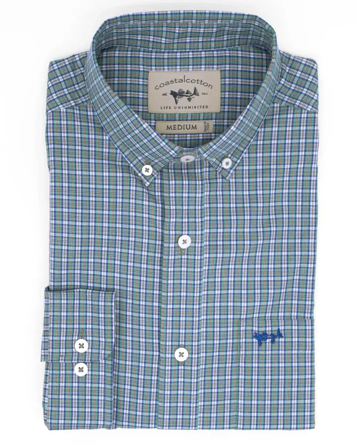 Coastal Cotton Performance Woven Shirt