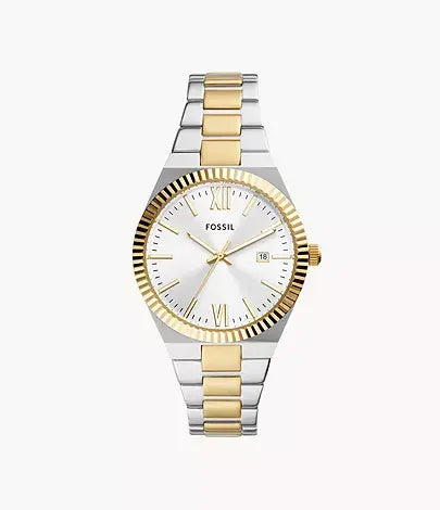 Fossil Scarlette Three-Hand Date Stainless Steel Watch