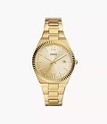 Fossil Scarlette Three-Hand Date Stainless Steel Watch