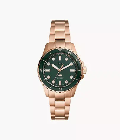 Fossil Blue Dive Three-Hand Stainless Steel Watch