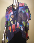 Cocoon House Short Silk Kimono