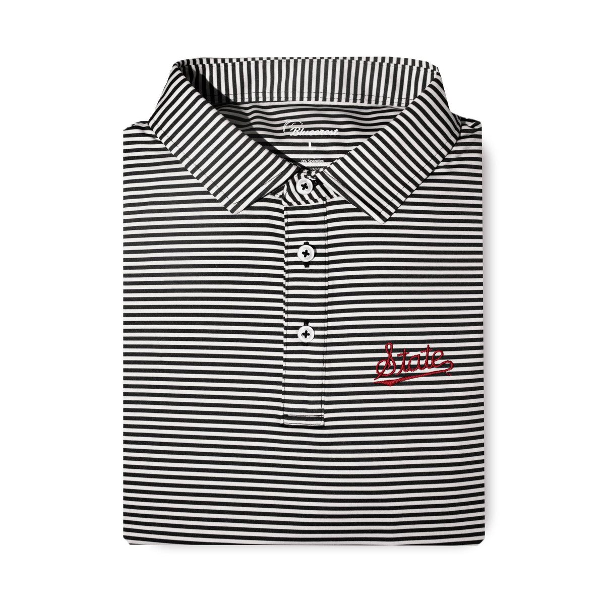Bluecrest - University Stripe Performance Polo - Mississippi State