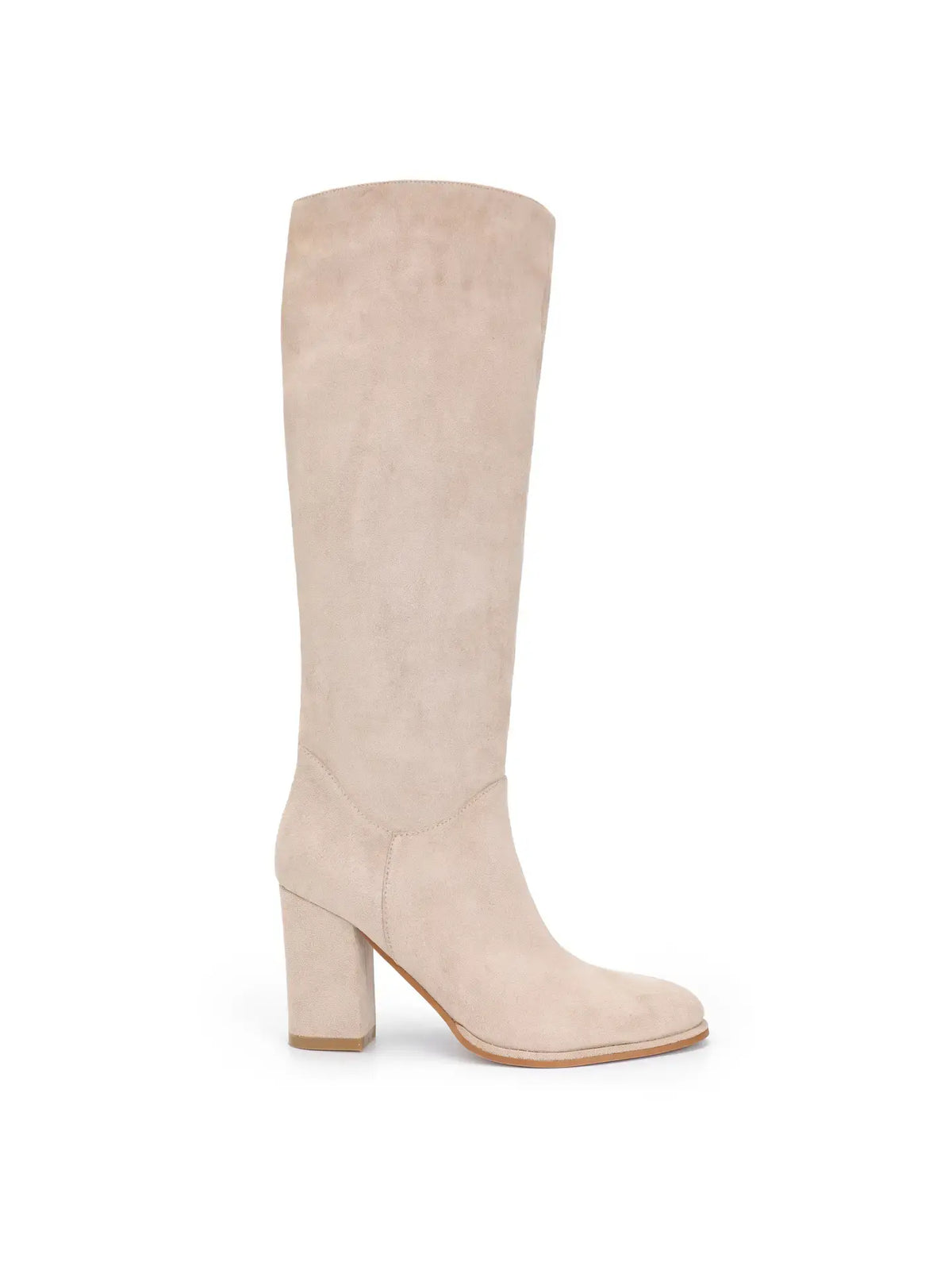 Miracle Miles Fynn Classic Stacked Heel Knee-High Boot