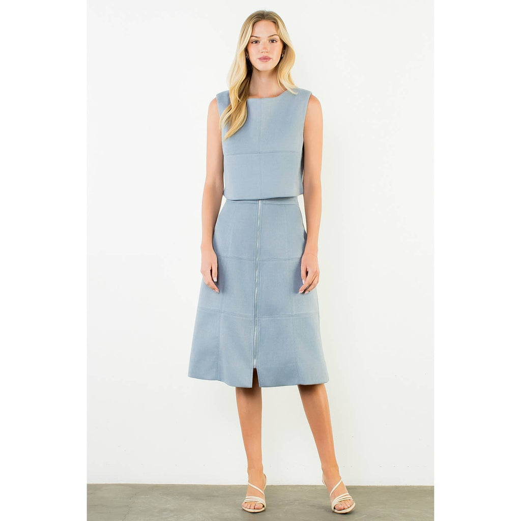 THML - Suede Sleeveless Top