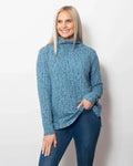 Sno Skins Blister Knit Funnel Neck