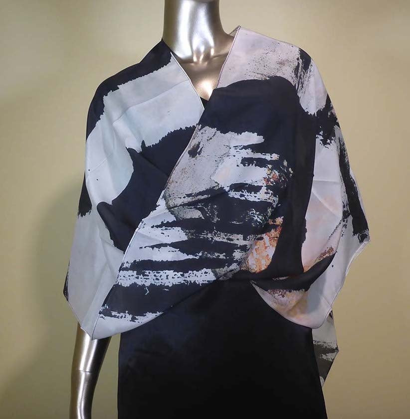Cocoon House Frida Silk Infinity Poncho