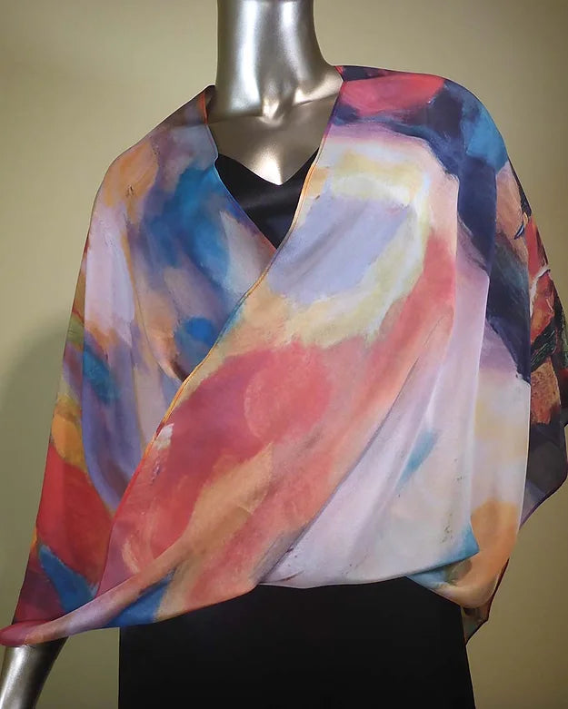Cocoon House Frida Silk Infinity Poncho