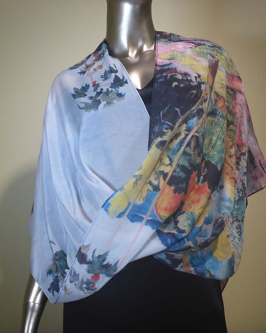 Cocoon House Frida Silk Infinity Poncho