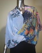 Cocoon House Frida Silk Infinity Poncho