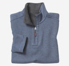 Johnston & Murphy Reversible Solid Quarter Zip