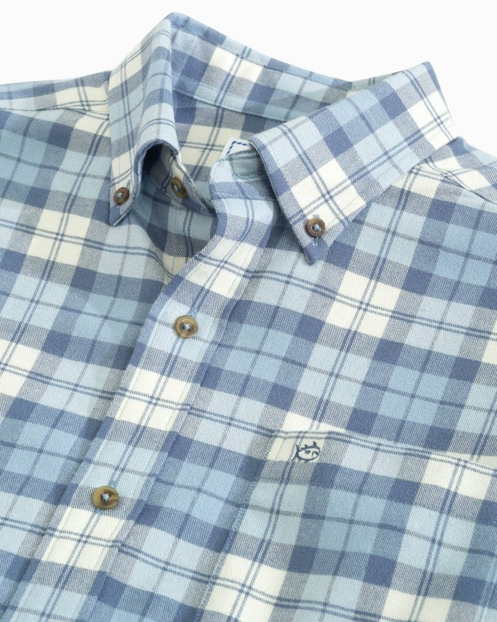Southern Tide Maywood Plaid Intercoastal Flannel Sport Shirt
