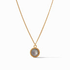 Julie Vos Fleur-de-Lis Solitaire Reversible Necklace