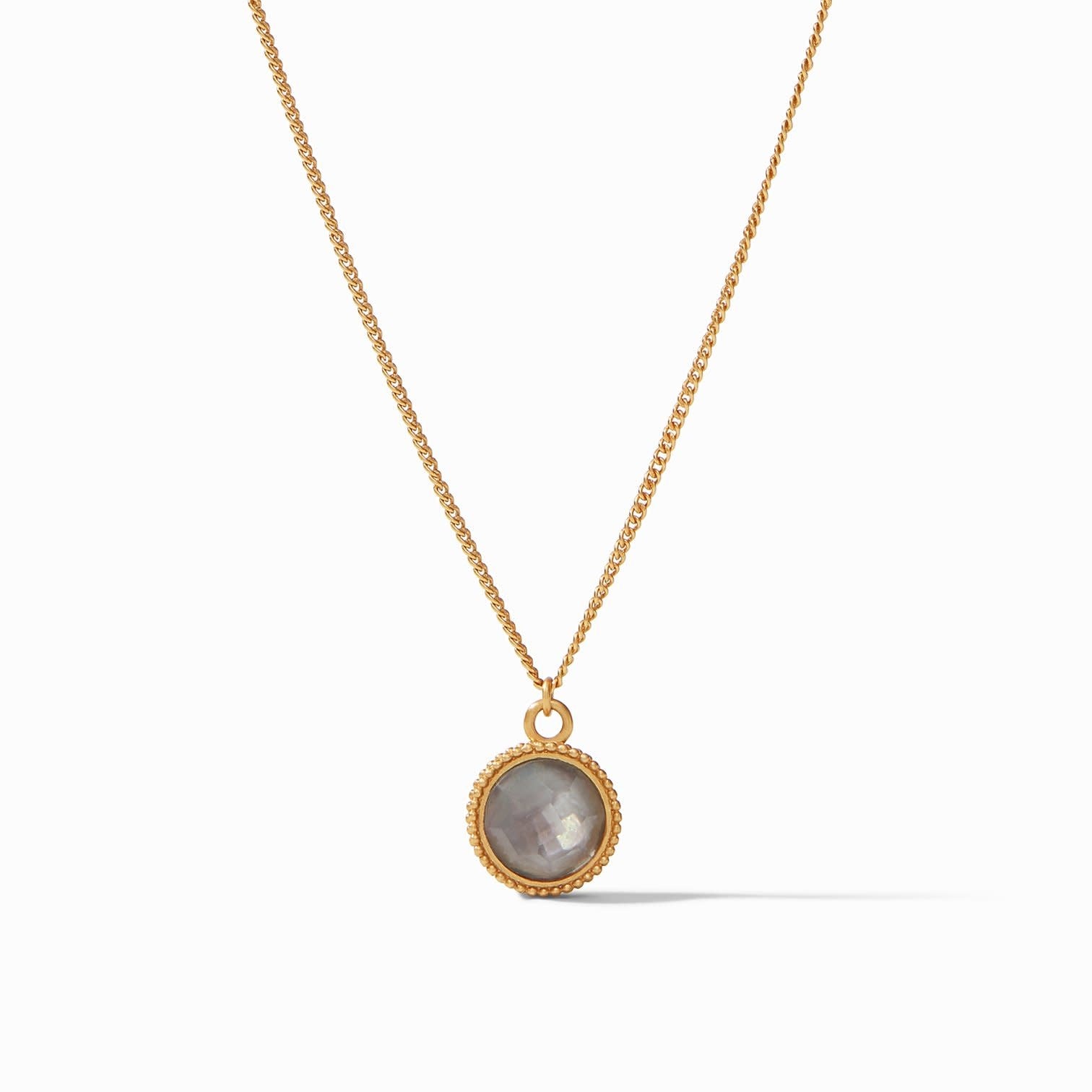 Julie Vos Fleur-de-Lis Solitaire Reversible Necklace