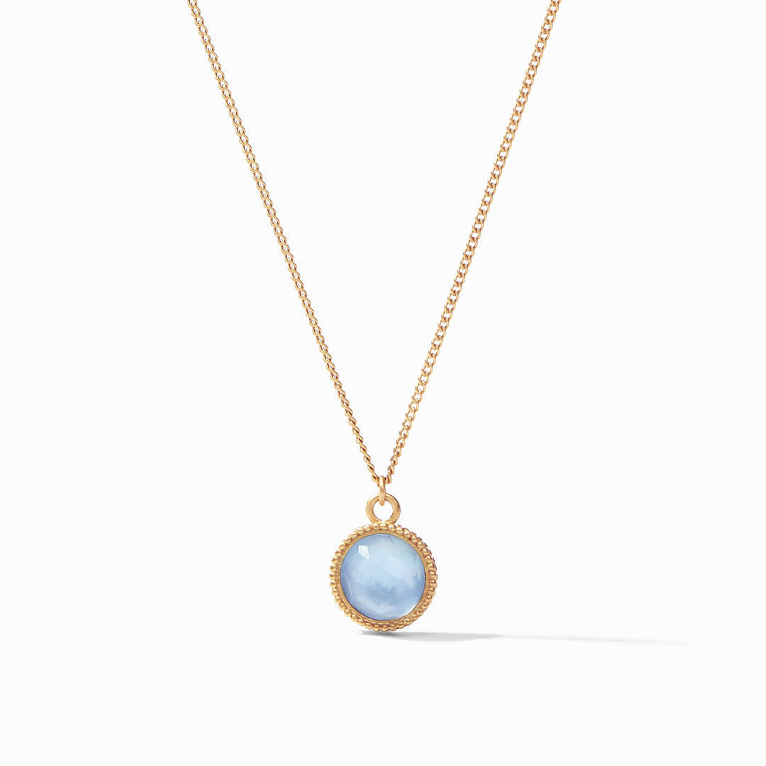 Julie Vos Fleur-de-Lis Solitaire Reversible Necklace