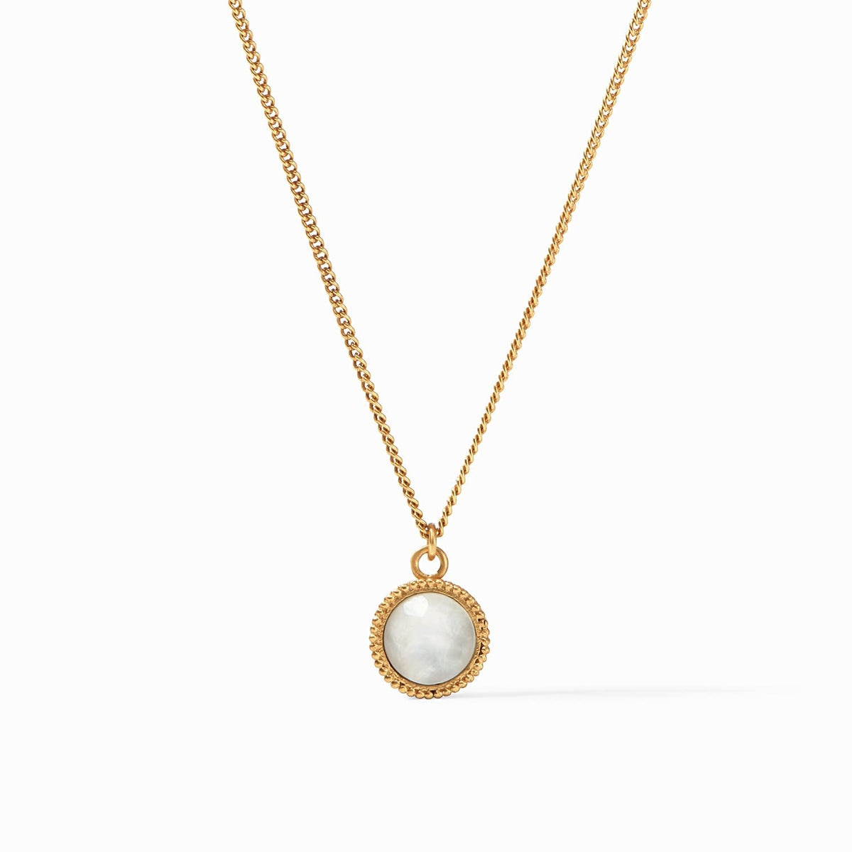Julie Vos Fleur-de-Lis Solitaire Reversible Necklace
