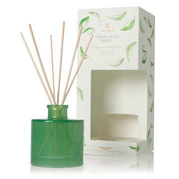 Thymes Fresh Cut Basil Petite Reed Diffuser