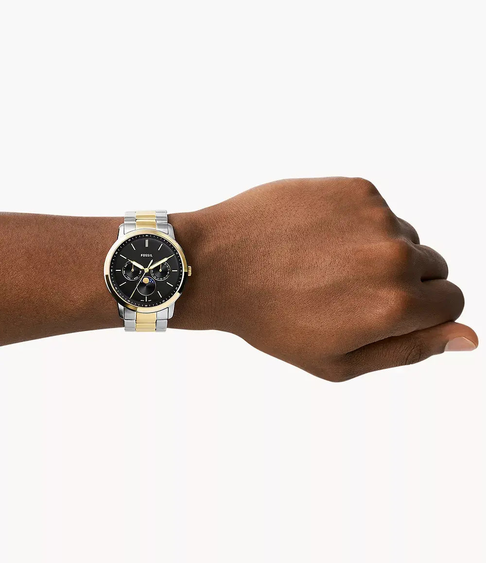 Neutra Moonphase Multifunction Two-Tone Stainless Steel Watch