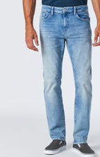 Mavi Light Foggy Feather Zach Straight Leg Jeans