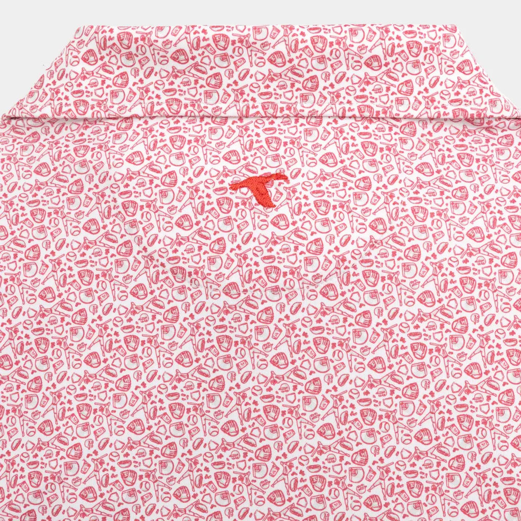 GenTeal Ole Miss Fastball Printed Performance Polo