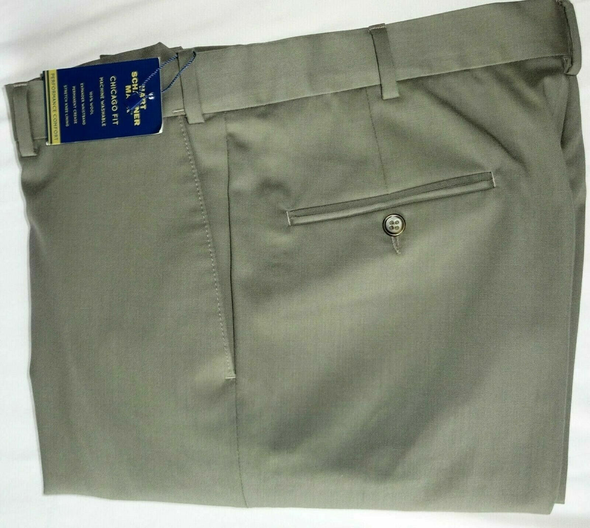 Hart Schaffner Marx Flat Front Chicago Pants