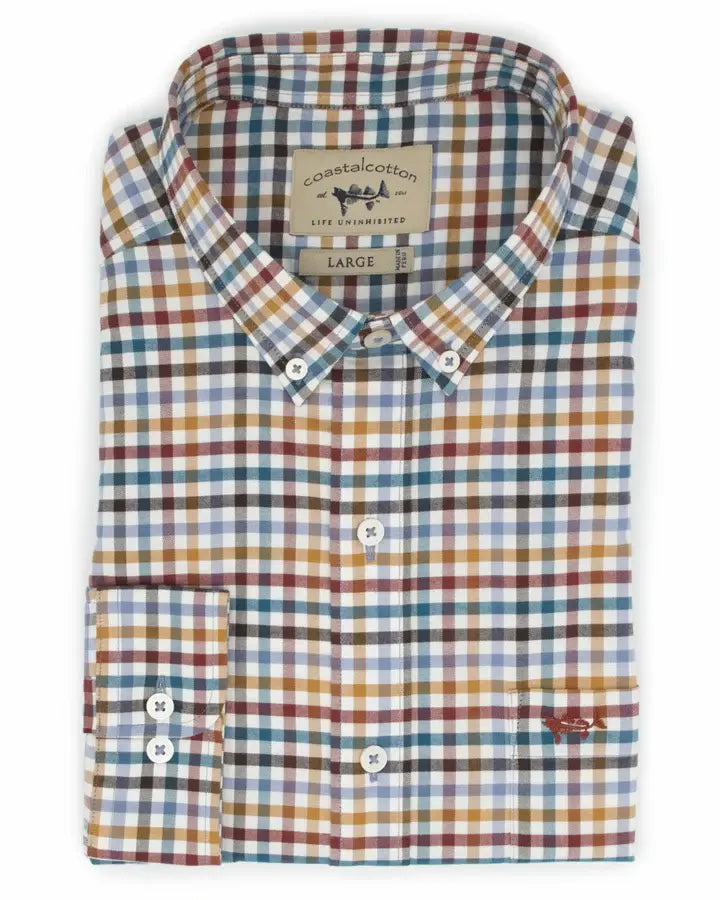 Coastal Cotton Cotton Stretch Woven Shirt