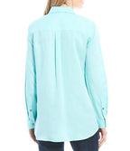 Multiples Hi-Low Side Button Shirt