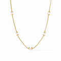 Julie Vos Hydra Delicate Station Necklace (Gold)