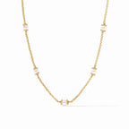 Julie Vos Hydra Delicate Station Necklace (Gold)