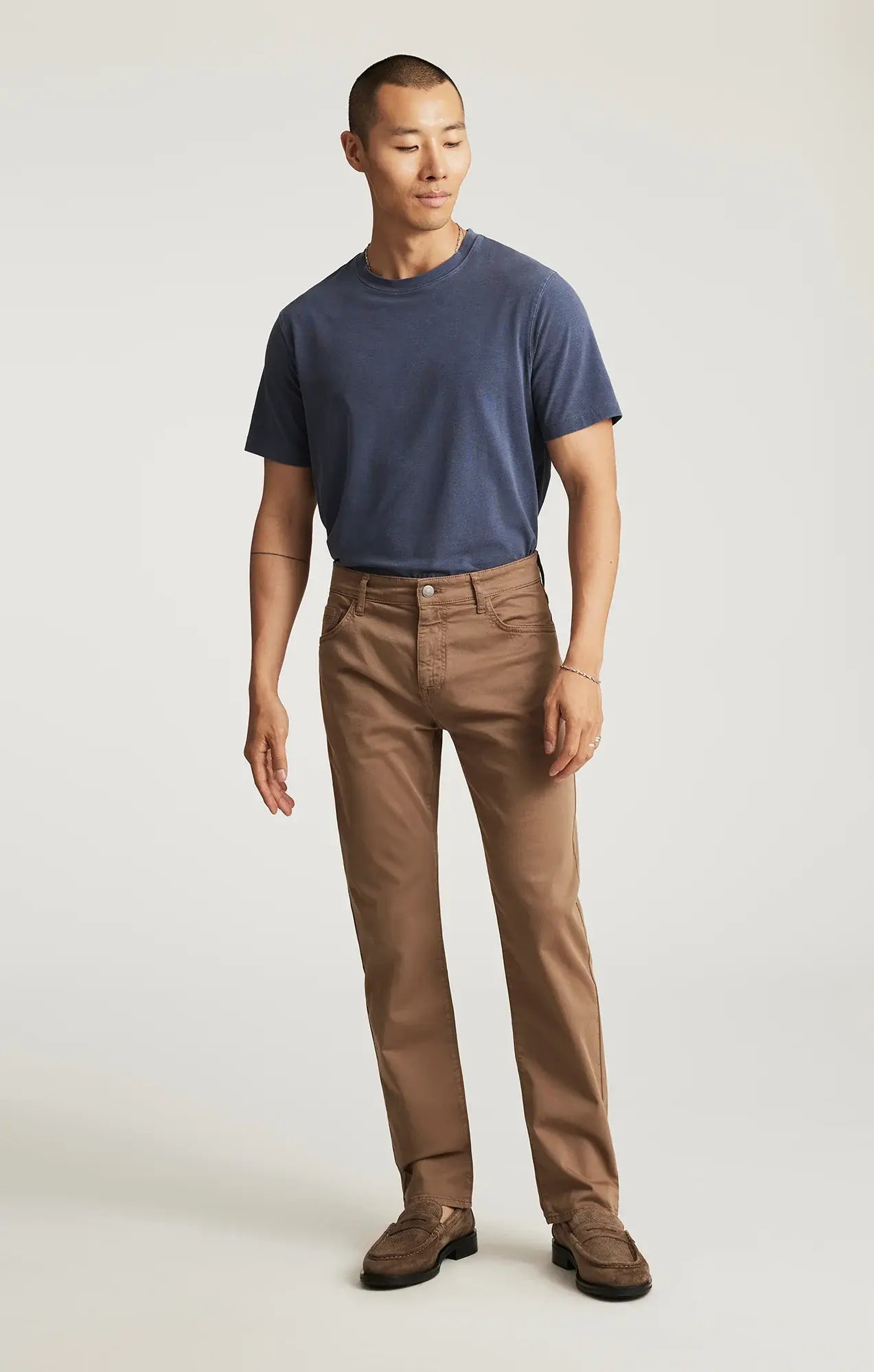 Mavi Light Foggy Feather Zach Straight Leg Jeans