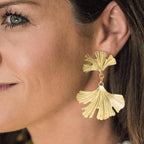 Susan Shaw Ginkgo Earrings