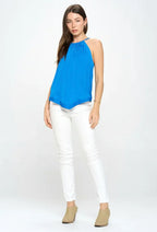 130 Cole | Colletta Coop Angled Hem Halter