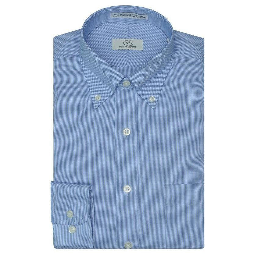 Cooper & Stewart The Aberdeen Mini Houndstooth Dress Shirt