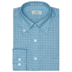 Cooper & Stewart Aiken Plaid Button Down Dress Shirt
