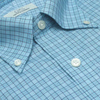 Cooper & Stewart Aiken Plaid Button Down Dress Shirt