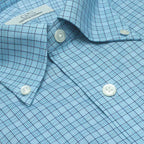 Cooper & Stewart Aiken Plaid Button Down Dress Shirt