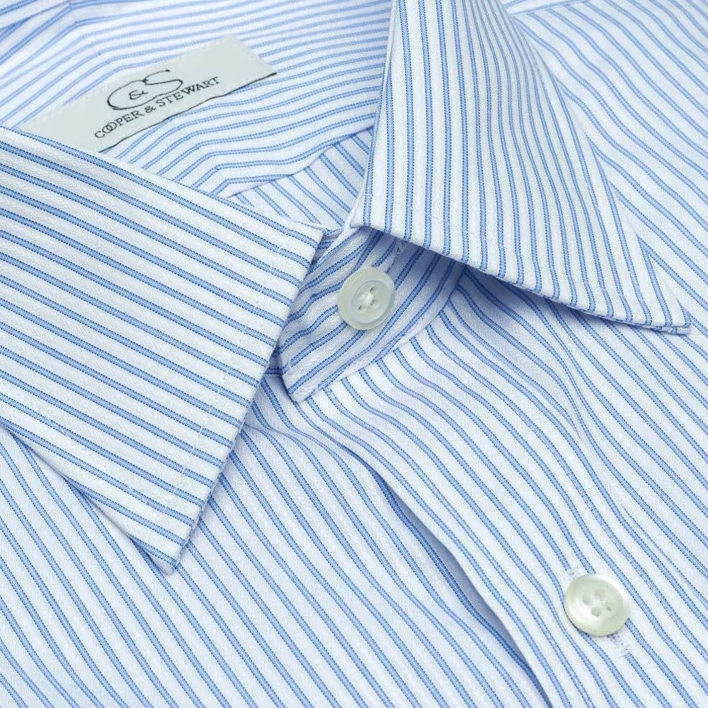 Cooper & Stewart The Franklin Stripe Dress Shirt