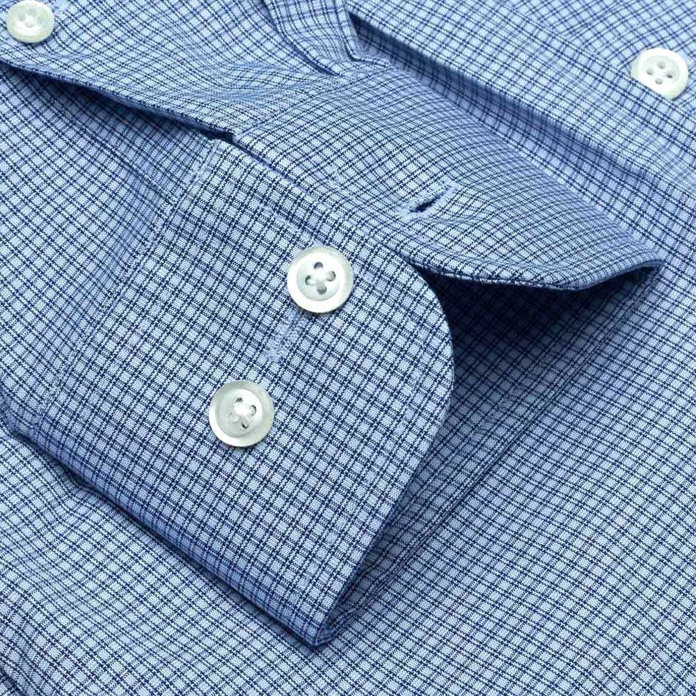 Cooper & Stewart Branson Double Check Button Down Dress Shirt